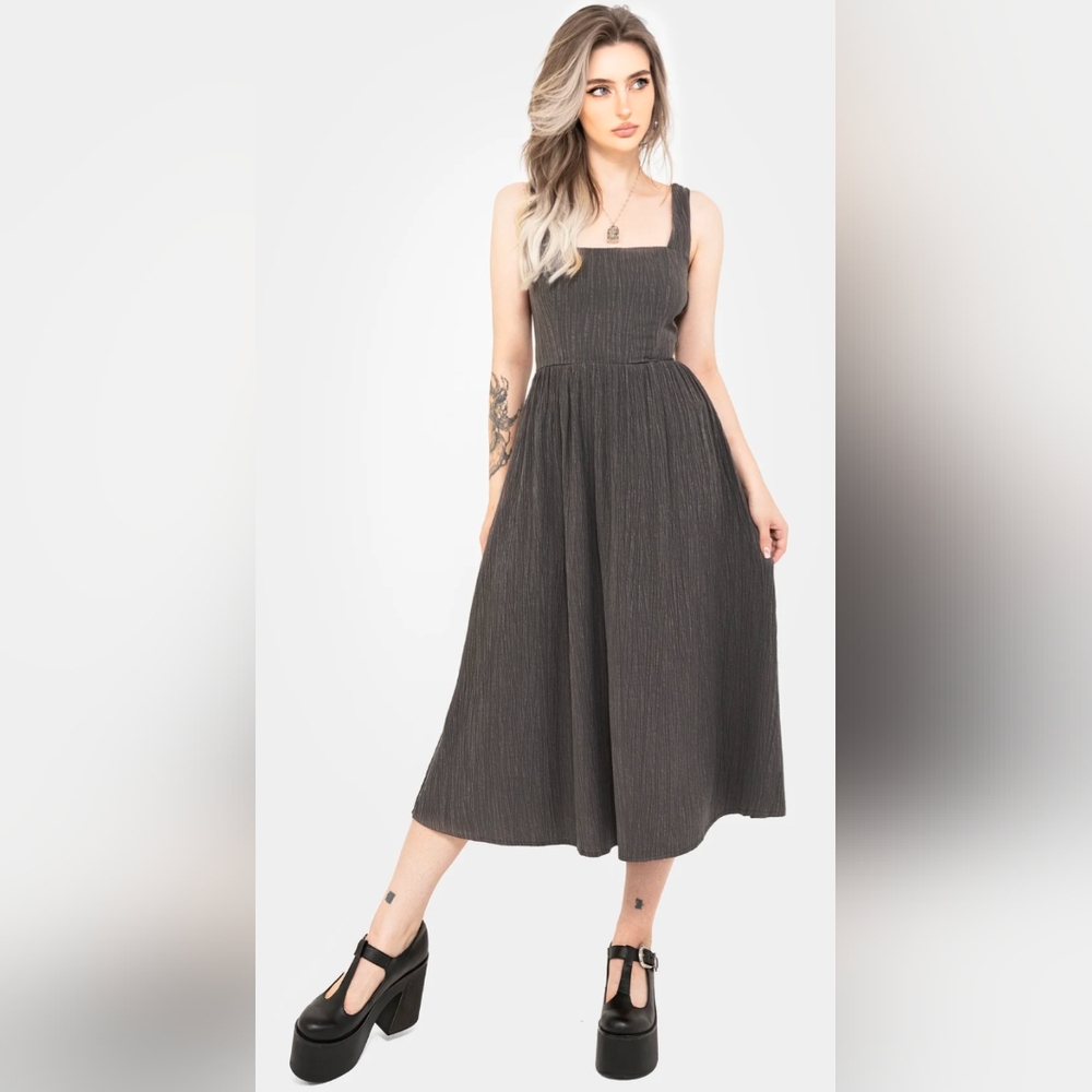 Disturbia Darkside Corset Midi Dress